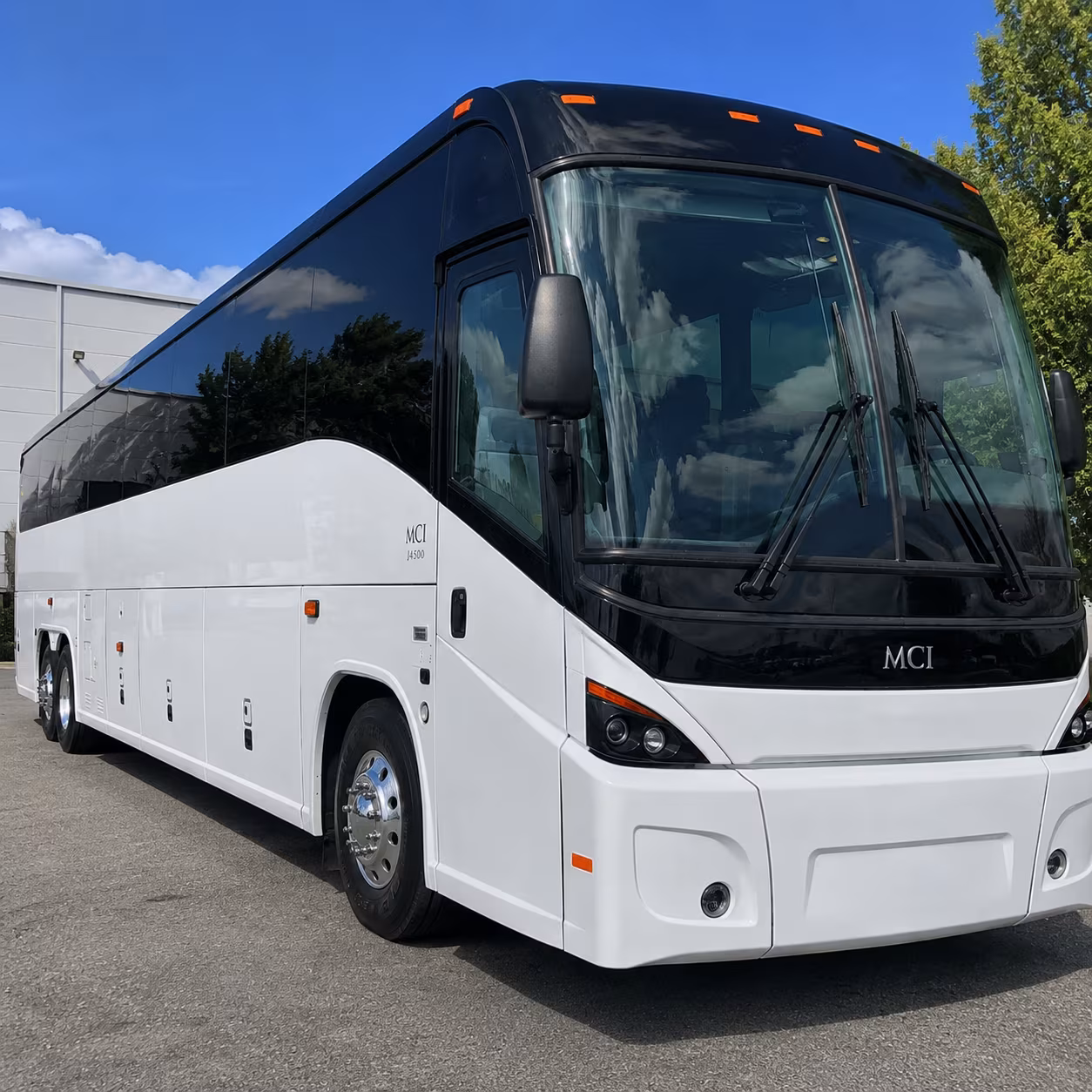 dearborn charter bus rental exterior