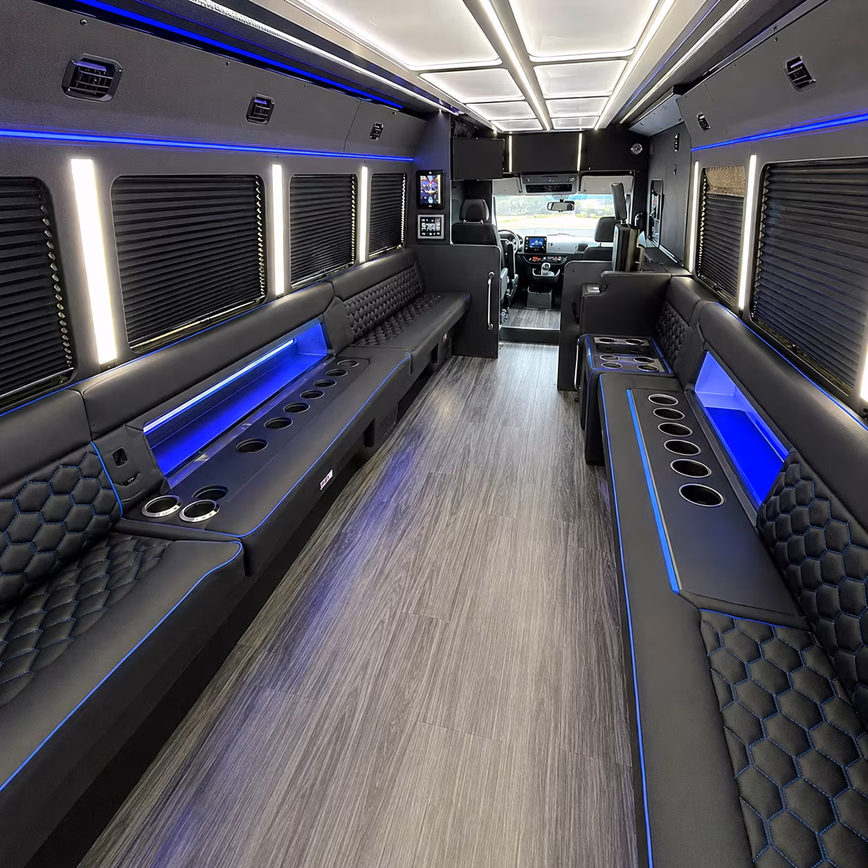southfield party bus rental interior