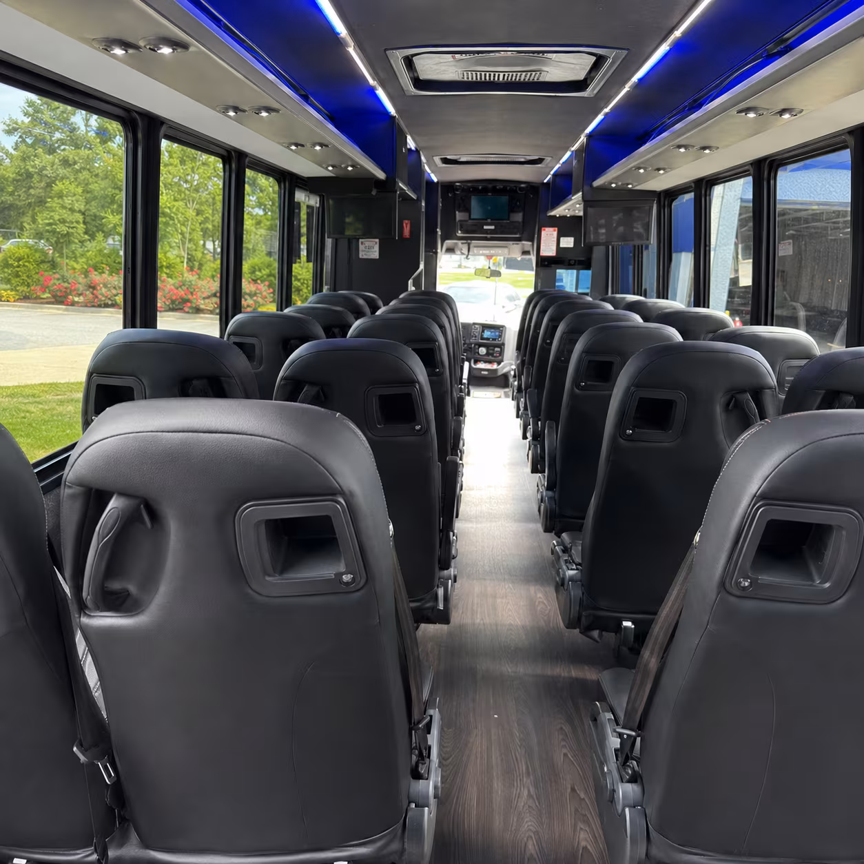 southfield religious group transportation onboard seating