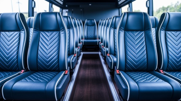 25 passenger minibus inside southfield