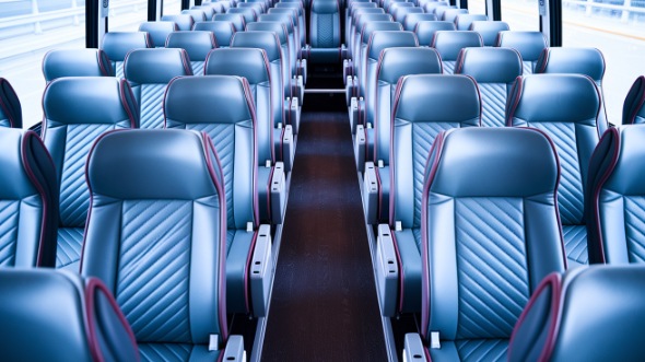 55 passenger charter bus interior west bloomfield