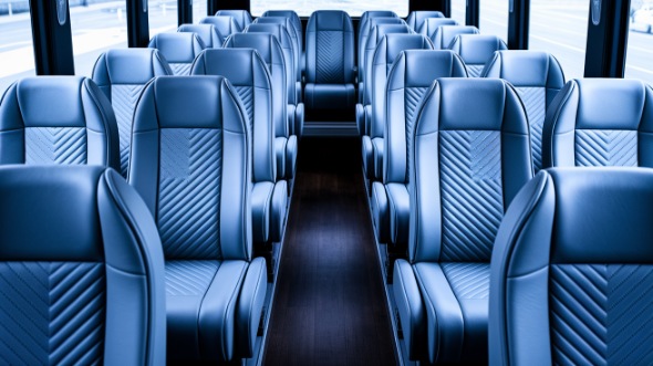 southfield 30 passenger minibus interior