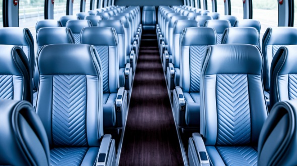 southfield 50 passenger charter bus interior