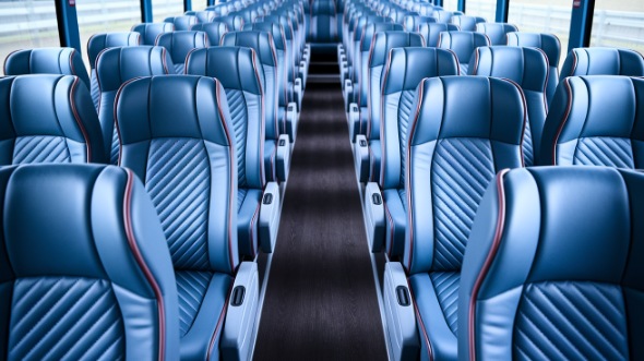 southfield 54 passenger charter bus interior
